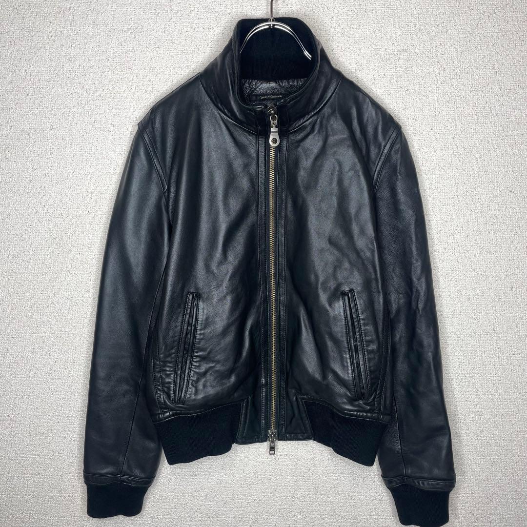 URBAN RESEARCH ダブルジップ ラムレザー ライダース ジャケット