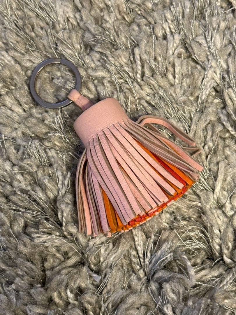 エルメス カルメン トリコロール キーリング