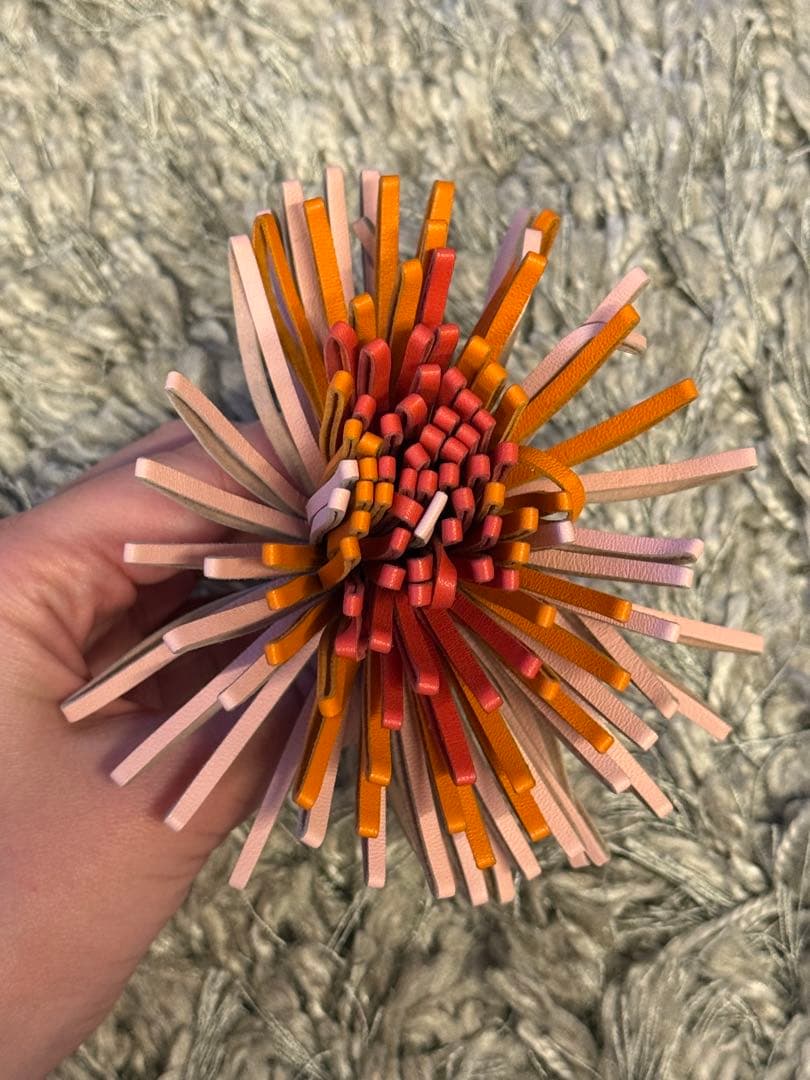 エルメス カルメン トリコロール キーリング