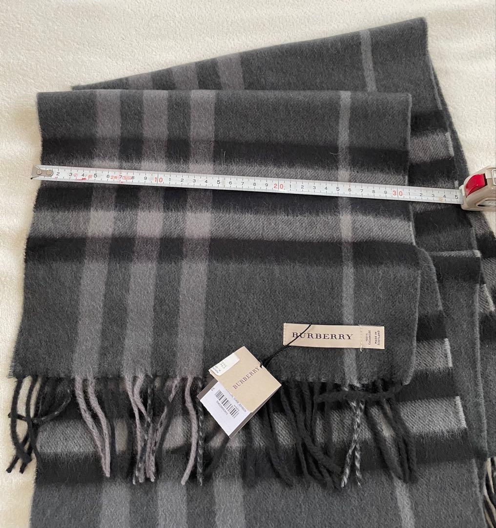 BURBERRY カシミア　チェック柄 マフラー