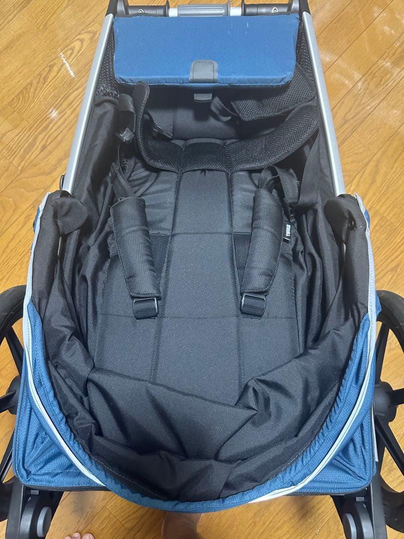 THULE ジョギング用ベビーカー 青 Jogging stroller