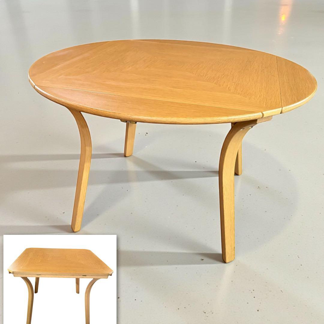 HR921 カンディハウス　デリア　バタフライテーブル　φ120