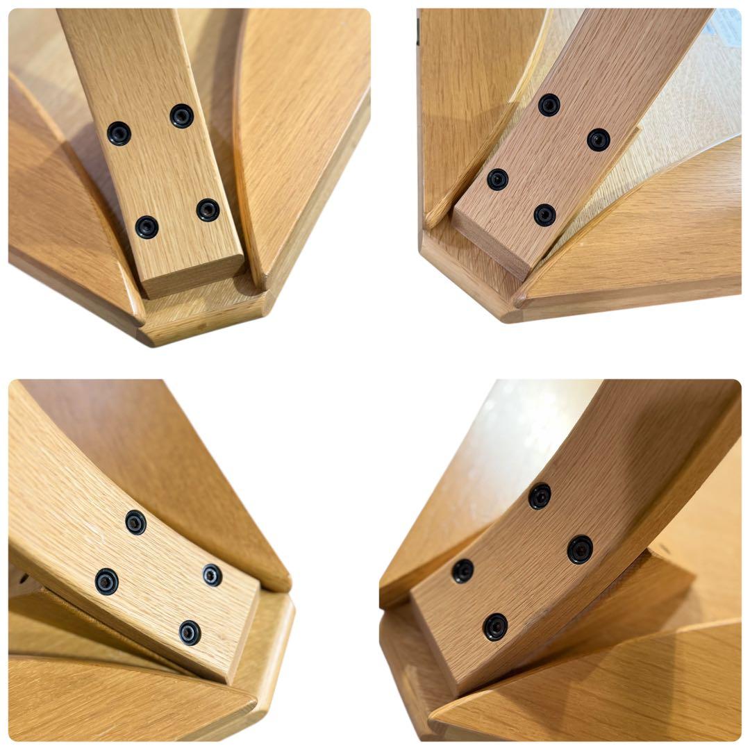 HR921 カンディハウス　デリア　バタフライテーブル　φ120