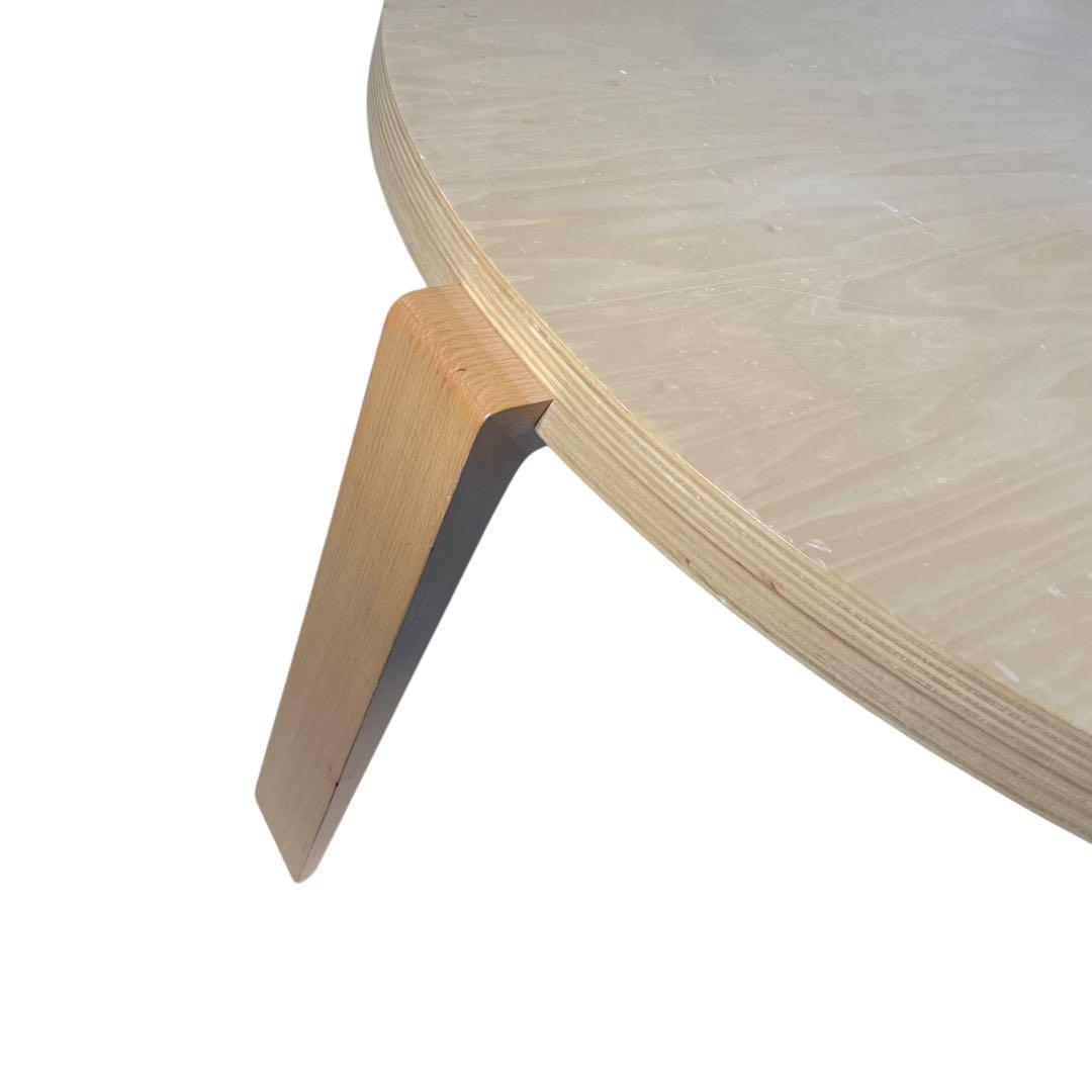 HR464 【レアデザイン】日進木工 nissin KO-DAI 丸テーブル