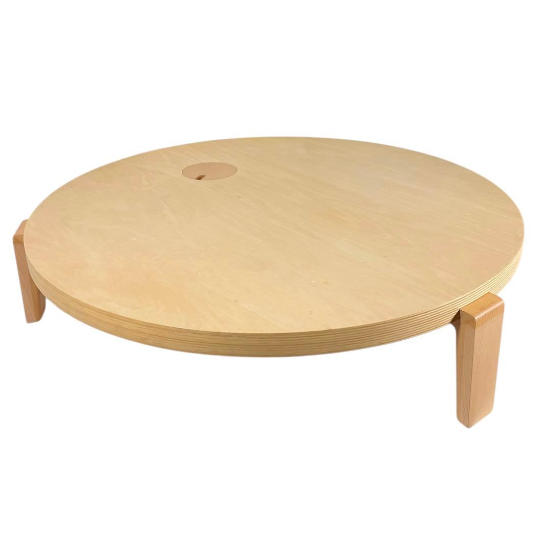 HR464 【レアデザイン】日進木工 nissin KO-DAI 丸テーブル