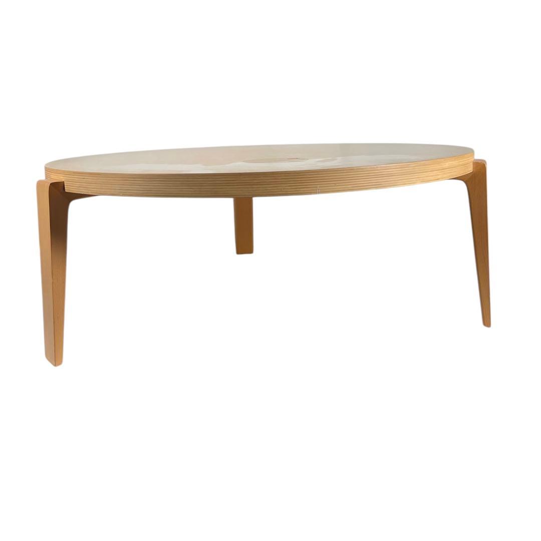 HR464 【レアデザイン】日進木工 nissin KO-DAI 丸テーブル