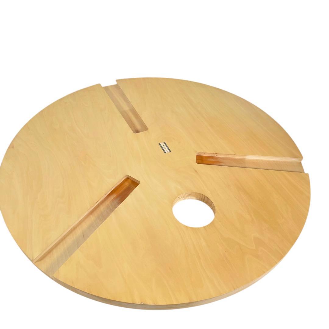 HR464 【レアデザイン】日進木工 nissin KO-DAI 丸テーブル