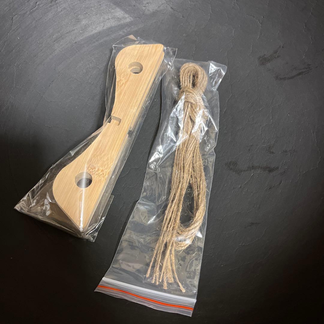 新品　鋳鉄/生鉄/中華鍋 麻製ハンドル 木製蓋付き