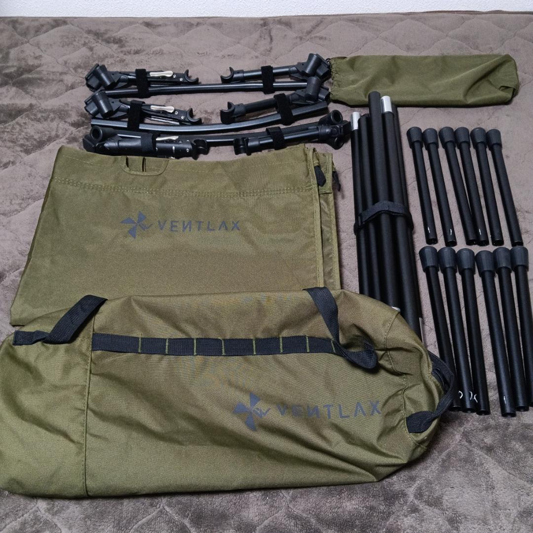 手渡しのみ 大阪市城東区 中古 VENTLAX コット＆マット 2点 オマケ付き