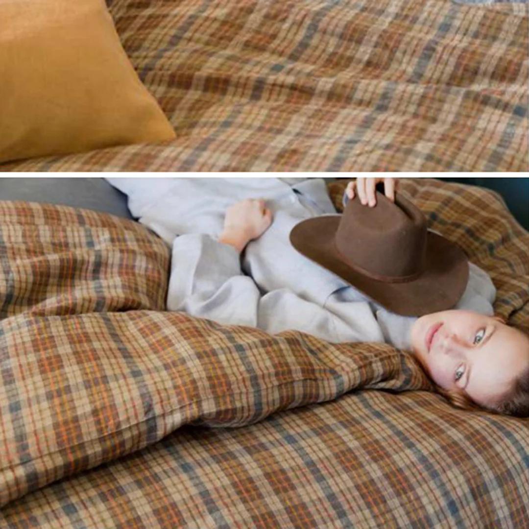 リベコ　LIBECO 最高級リネン　掛け布団カバー＆枕カバー デュベカバー