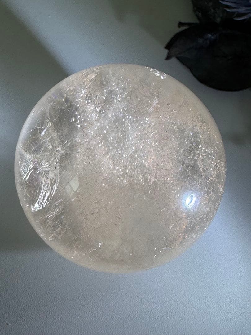 ピンクアゼツライトスフィア(流通名) ピンククリアクォーツ　ピンクファイヤー