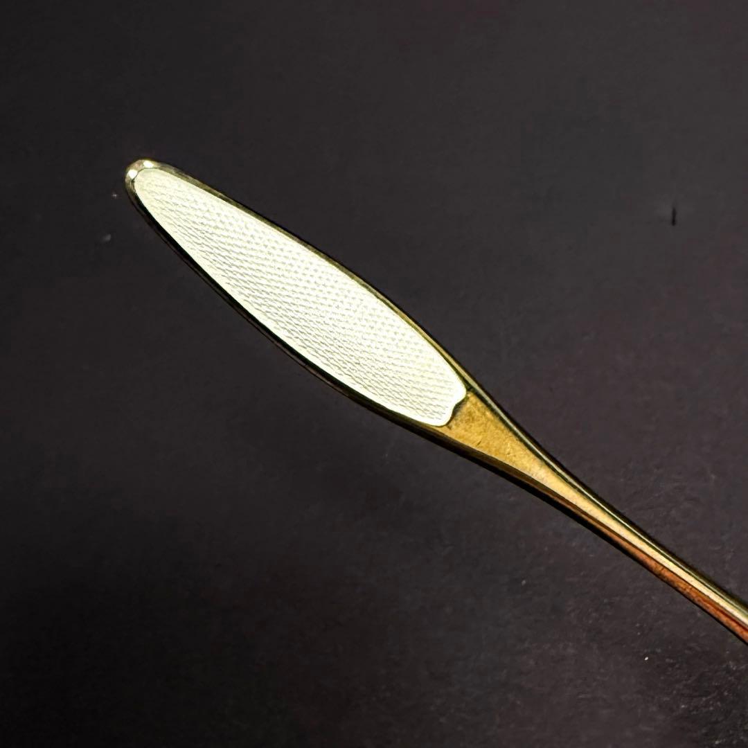 ヴィンテージ デンマーク製Frigast スターリングシルバー エナメルスプーン