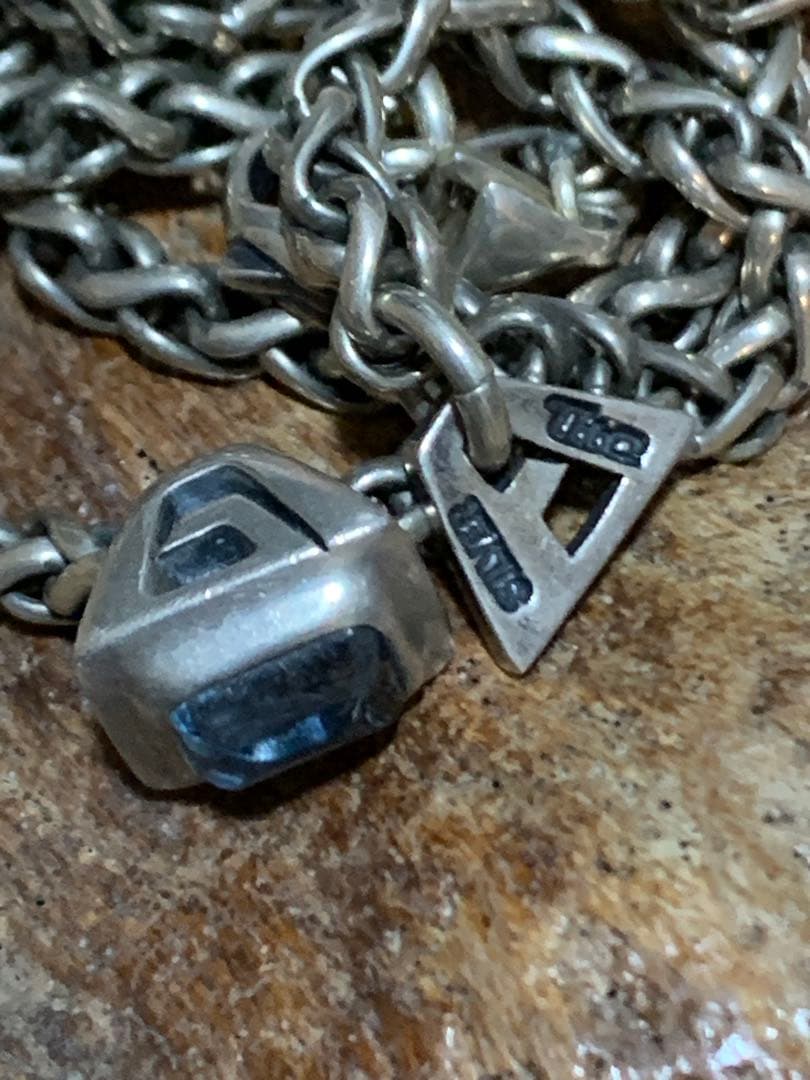 【超希少品/廃盤ブランド】 『TOLTECA』 シルバーネックレス