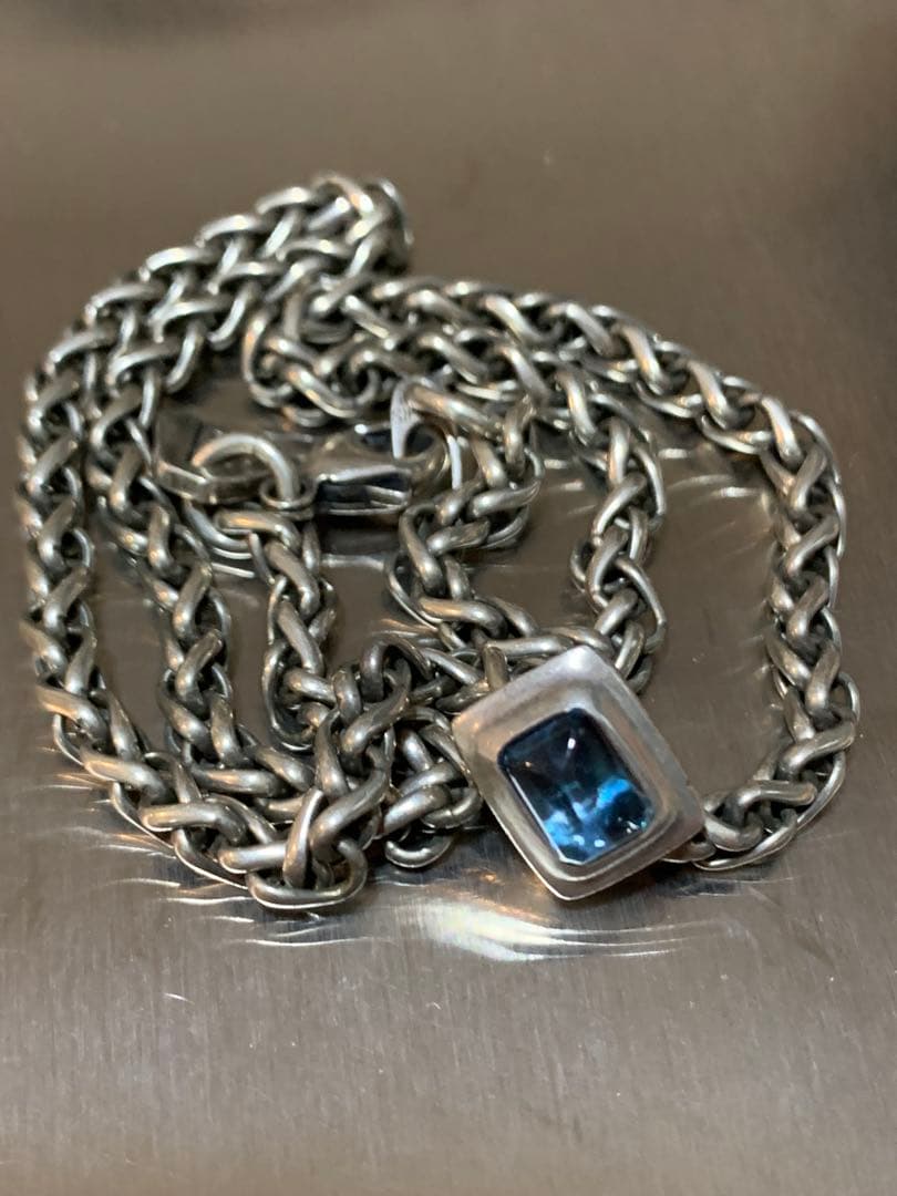 【超希少品/廃盤ブランド】 『TOLTECA』 シルバーネックレス