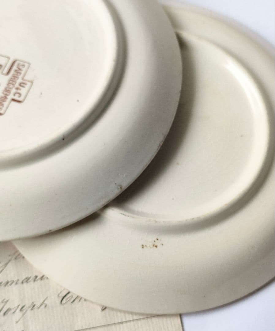 希少　美品　サルグミンヌ　PERSE　小皿　　フランスアンティーク