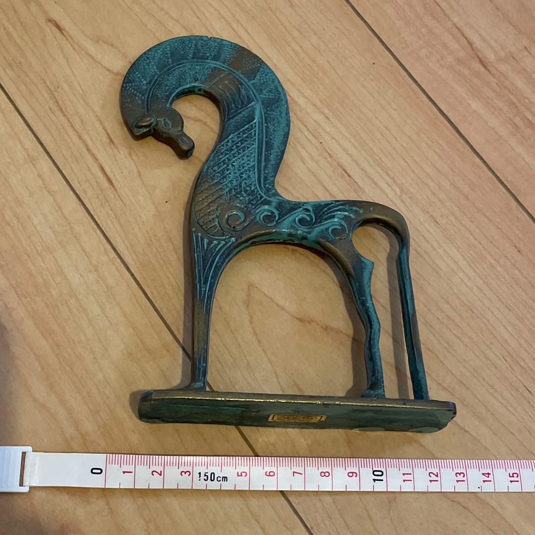 ギリシャ　ハンドメイド　ブロンズ像　馬