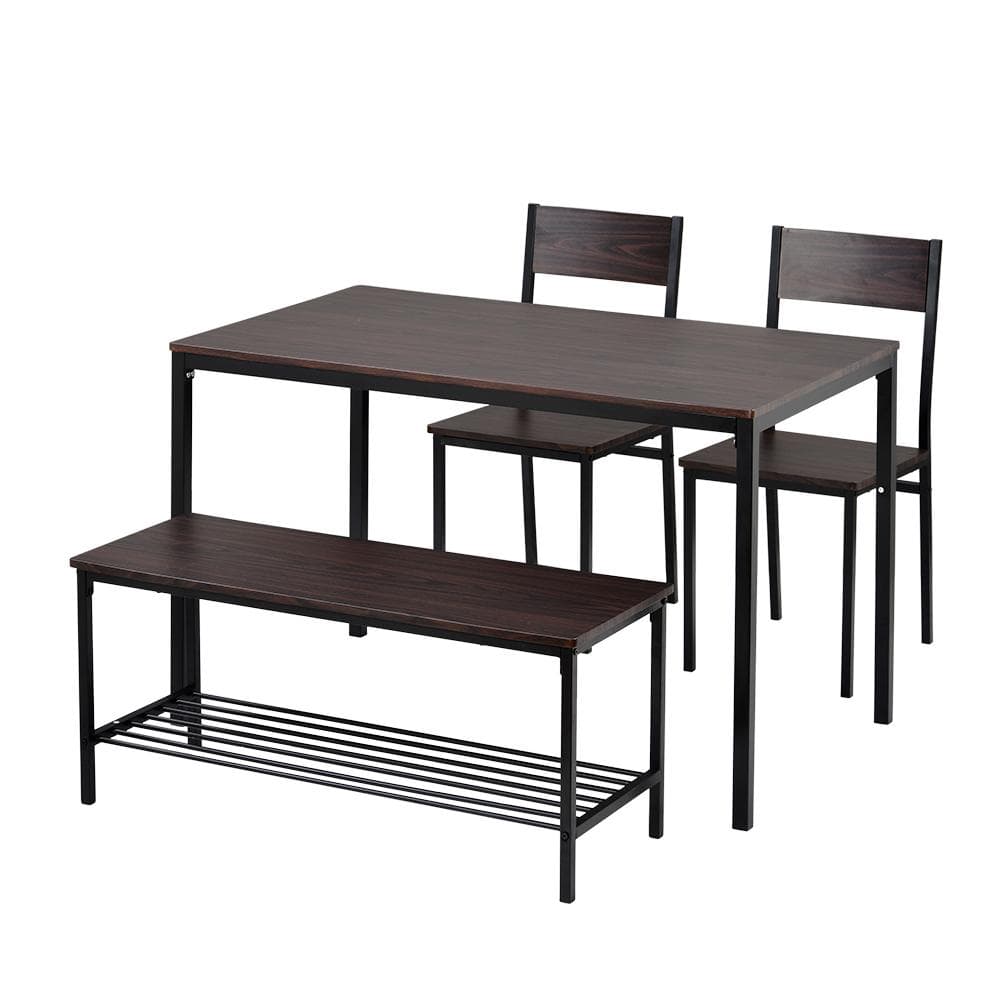 新品！超安！ダイニングテーブル 4点セット テーブル 北欧 BROWN