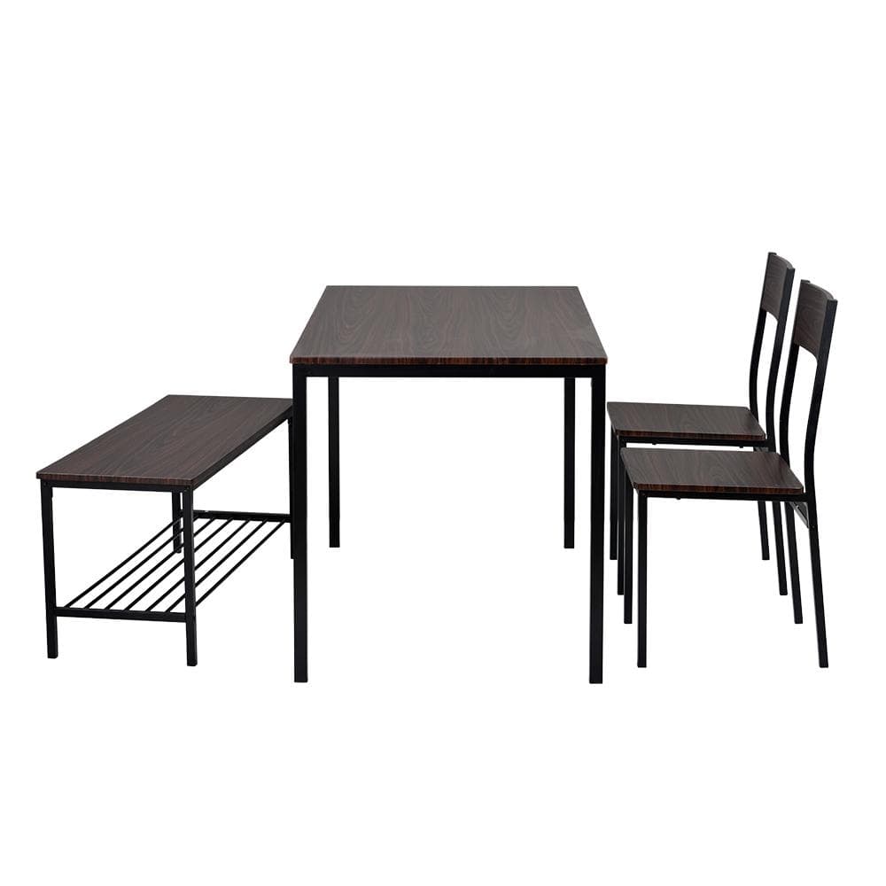 新品！超安！ダイニングテーブル 4点セット テーブル 北欧 BROWN