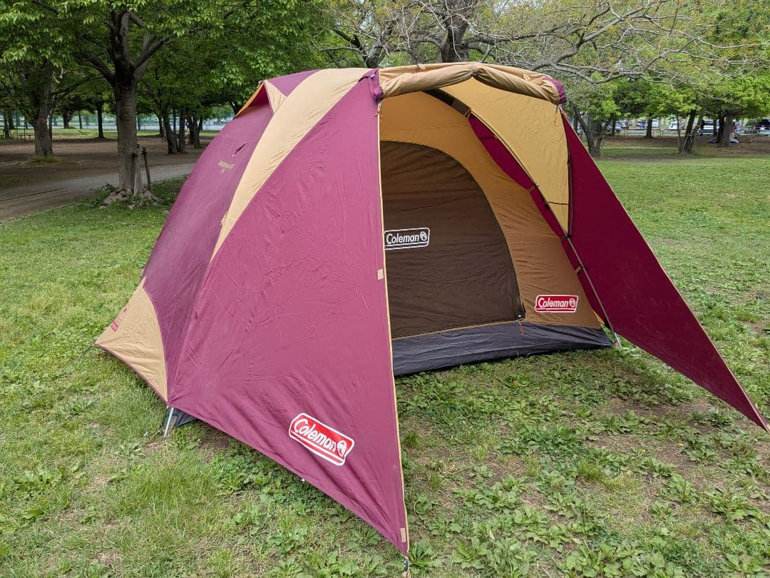 コールマン　タフワイドドームⅣ300&ドームスクリーンタープ380 バーガンディ