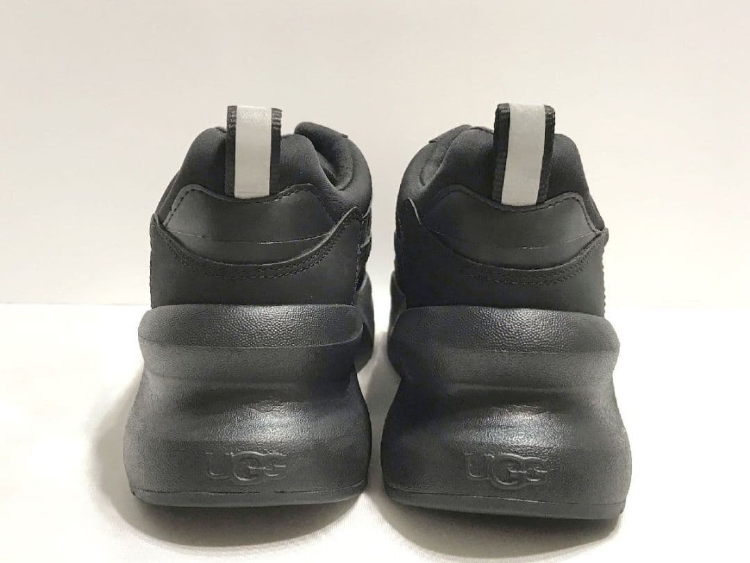 アグ UGG スニーカー 厚底LA Flex1 フレックス 23cm US6黒系