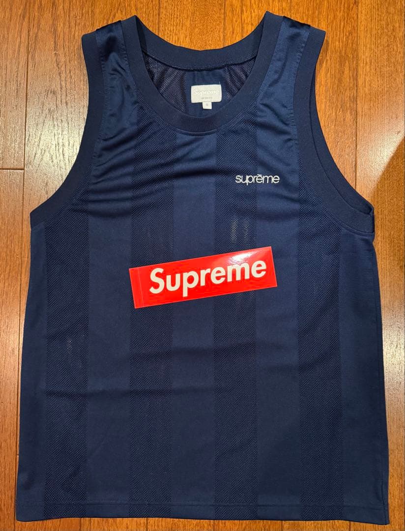 Supreme Mesh Stripe Tank Top タンクトップ メッシュ
