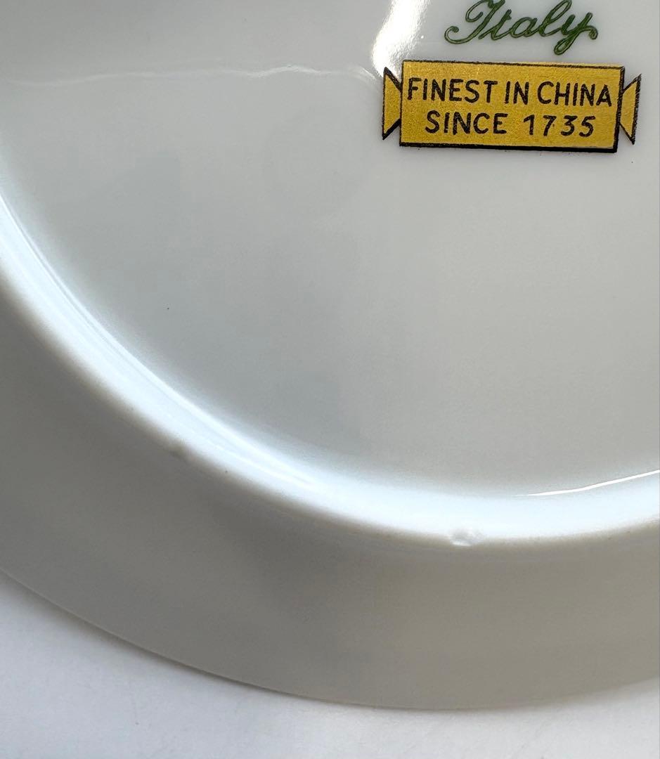 リチャードジノリ　パレルモグリーン　スープカップ＆ソーサー　6客セット