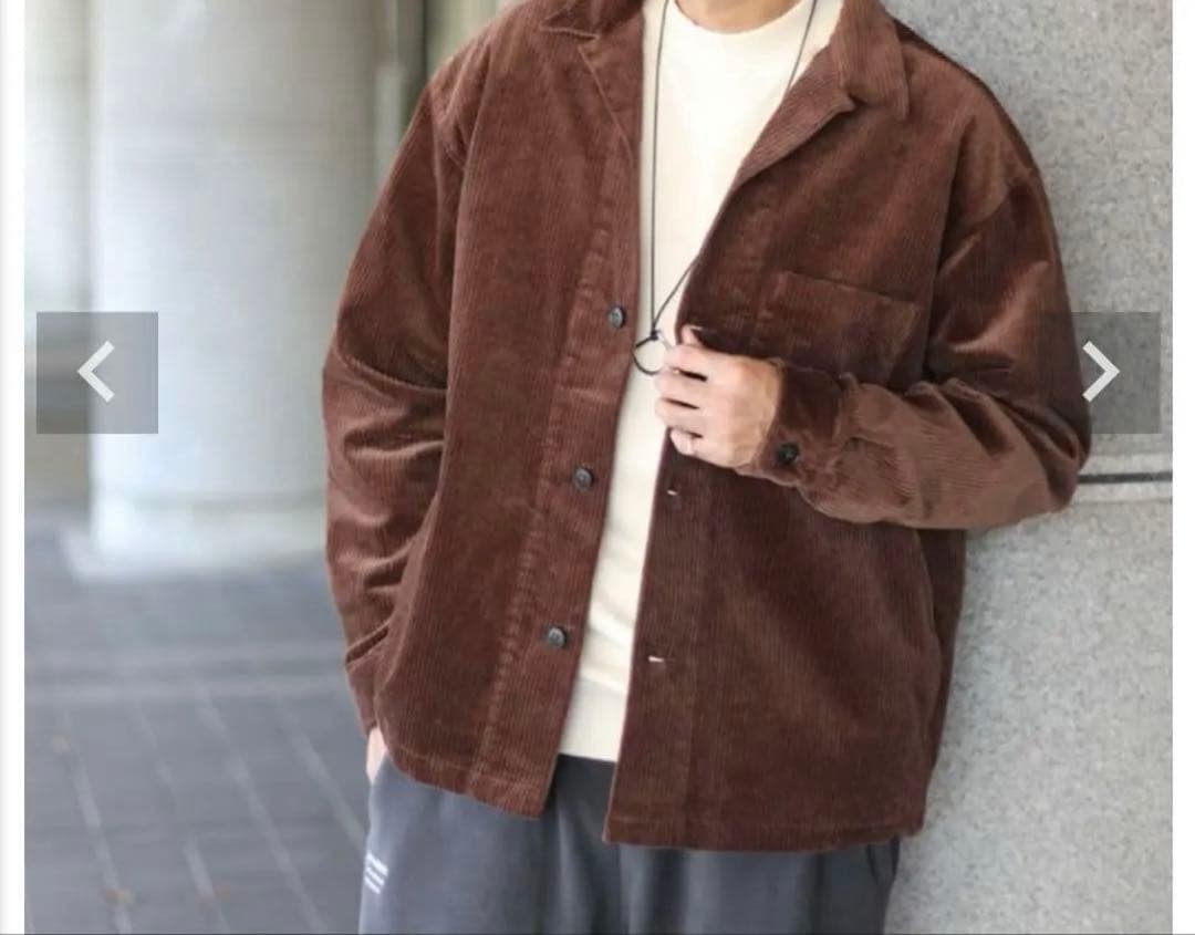 JOHNBULL コーデュロイシャツ オープンカラーシャツ シャツジャケット