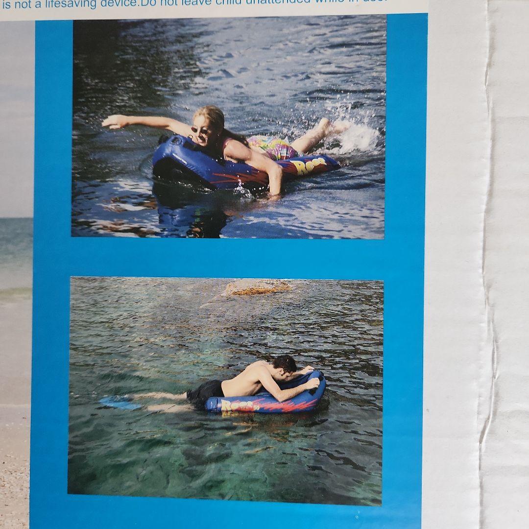 【送料無料】エア式ボディボード二重構造 シュノーケル付 レジャー 海遊び 川遊び