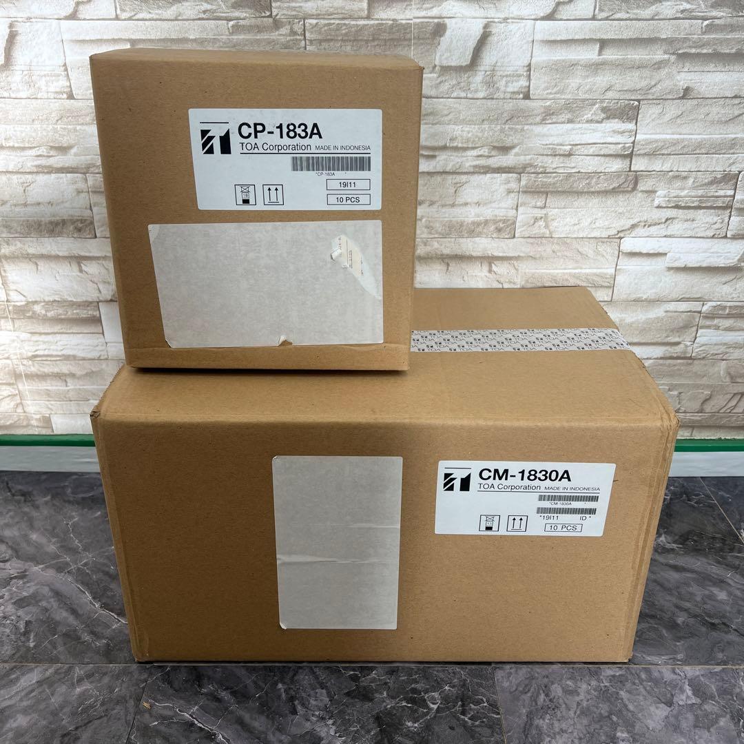 新品TOA 天井埋込型スピーカー10個セット CM-1830A CP-183A