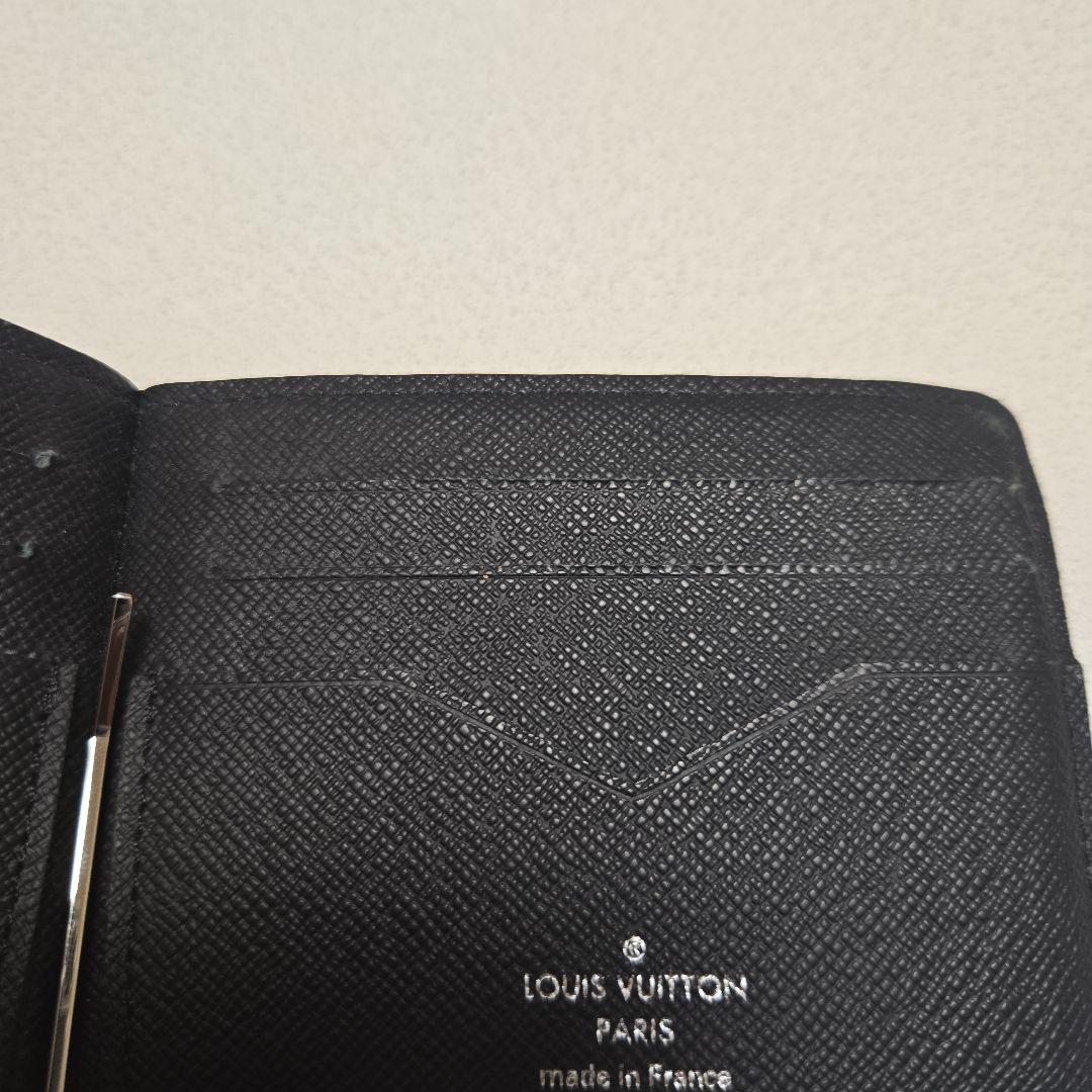 ルイヴィトン マネークリップ付き2つ折り財布