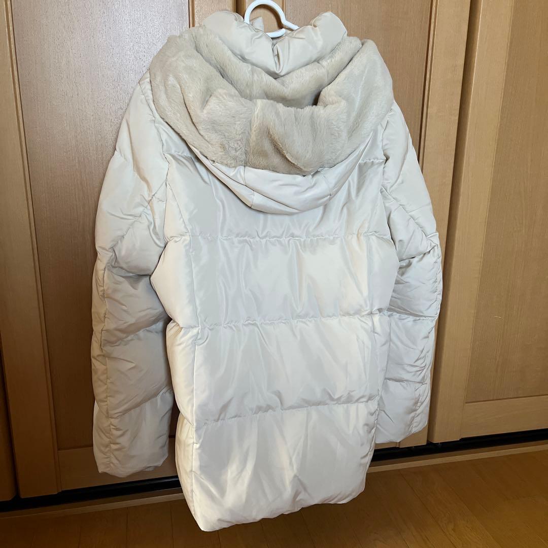 グローバルワーク撥水ダウンジャケットLアイボリー