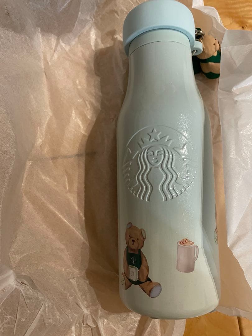 スタバ ジェラピケ ステンレスボトル ミントグリーン