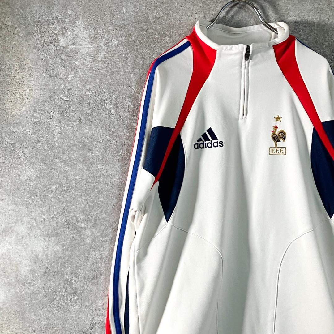 2004 Euro2004 フランス代表　ドリルトップ　ジャージ　ハーフジップ