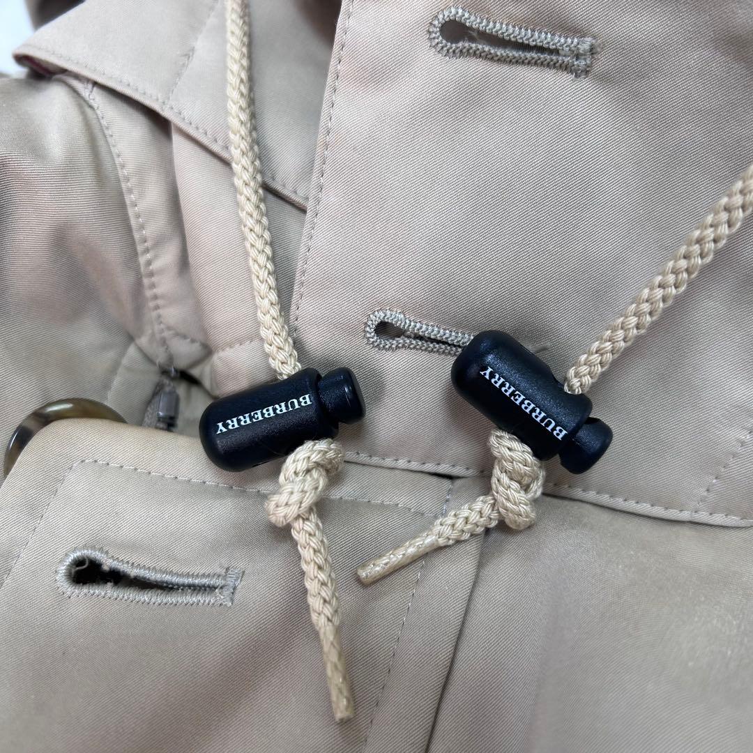 バーバリーロンドン　ダウンライナー　ノバチェック　フードステンカラー　メンズ