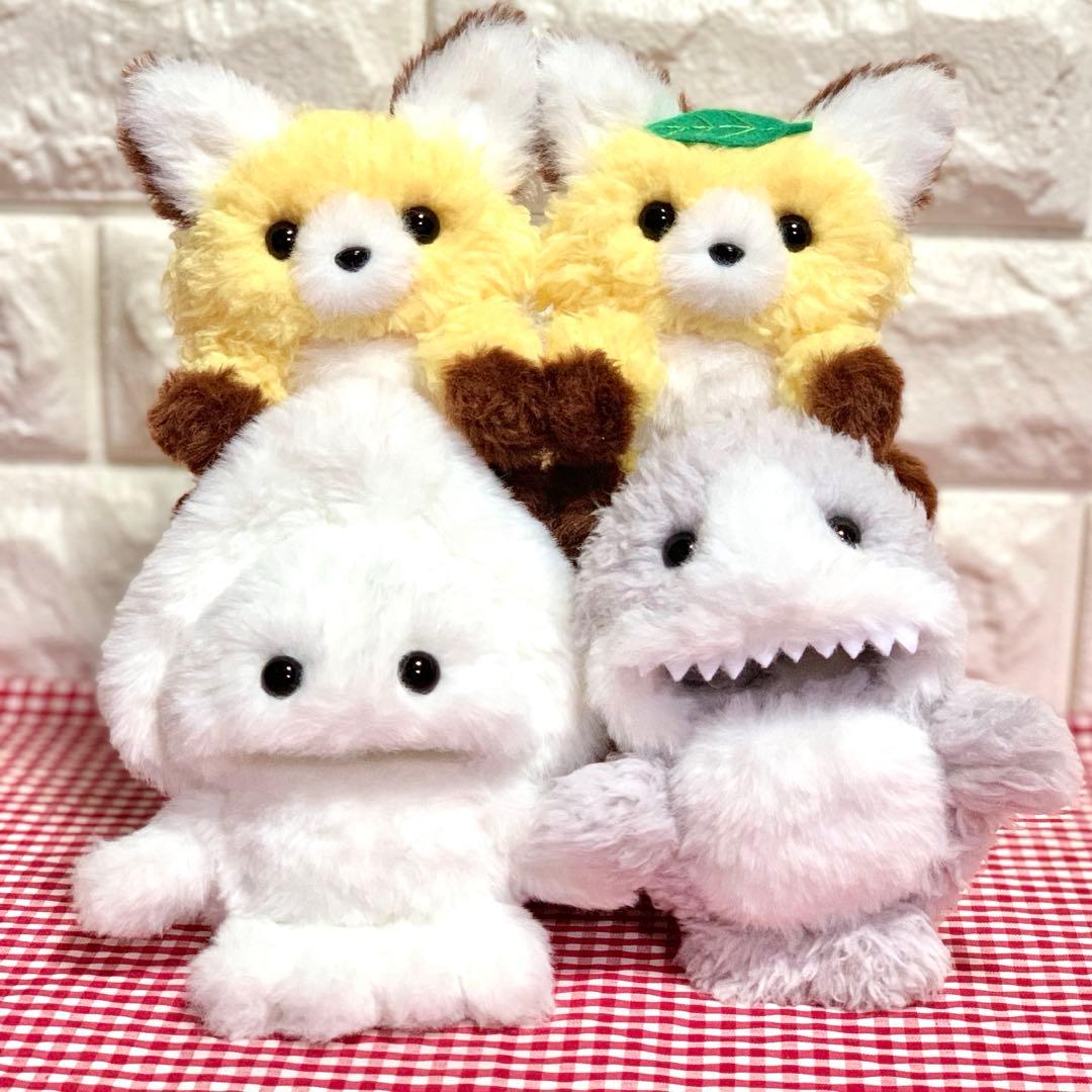 【Sora様】 きつねさん サメさん イカさんの着ぐるみコスチューム ぬい服