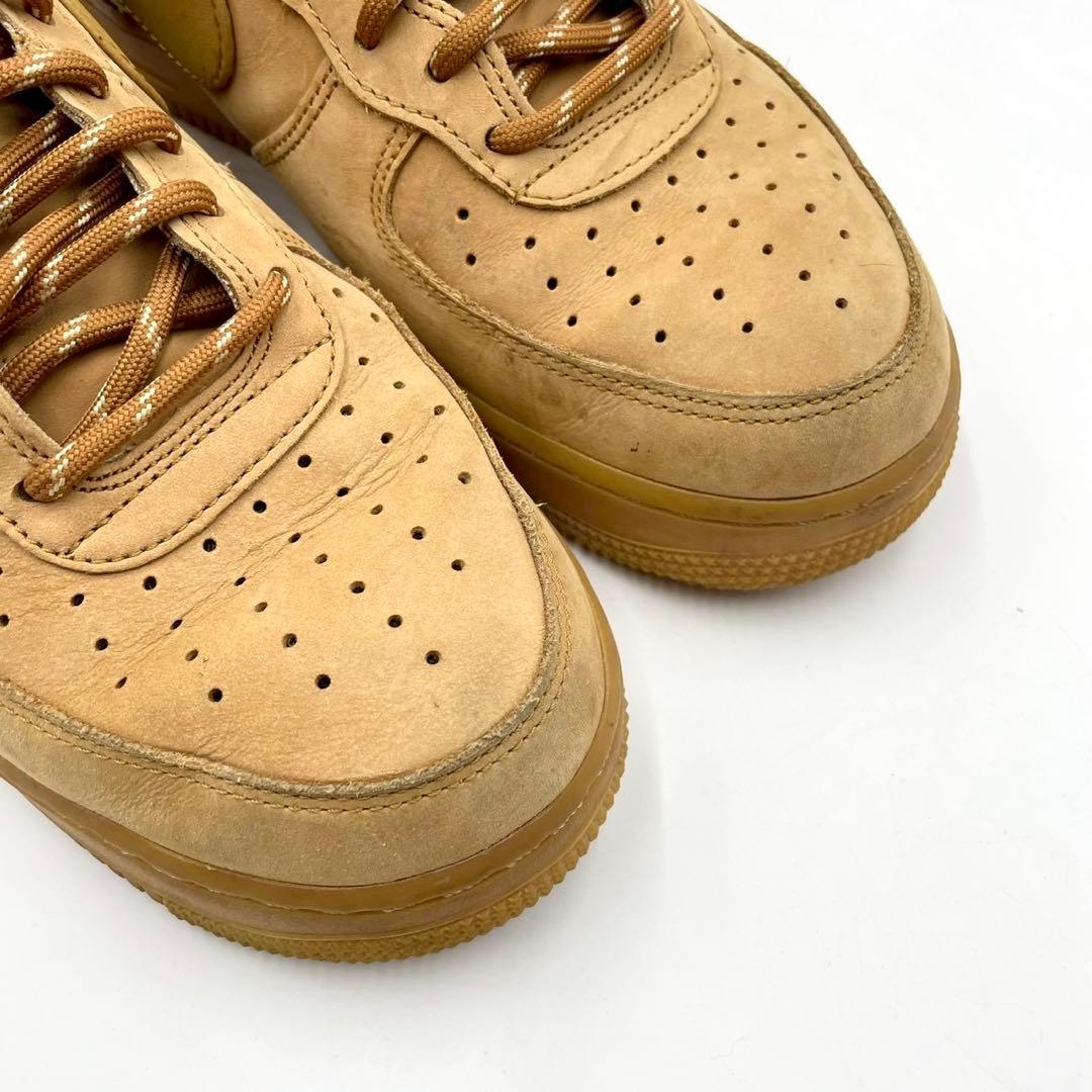 ナイキ スニーカー エアフォース1 ハイ ヌバック ベージュ 28 Y1507