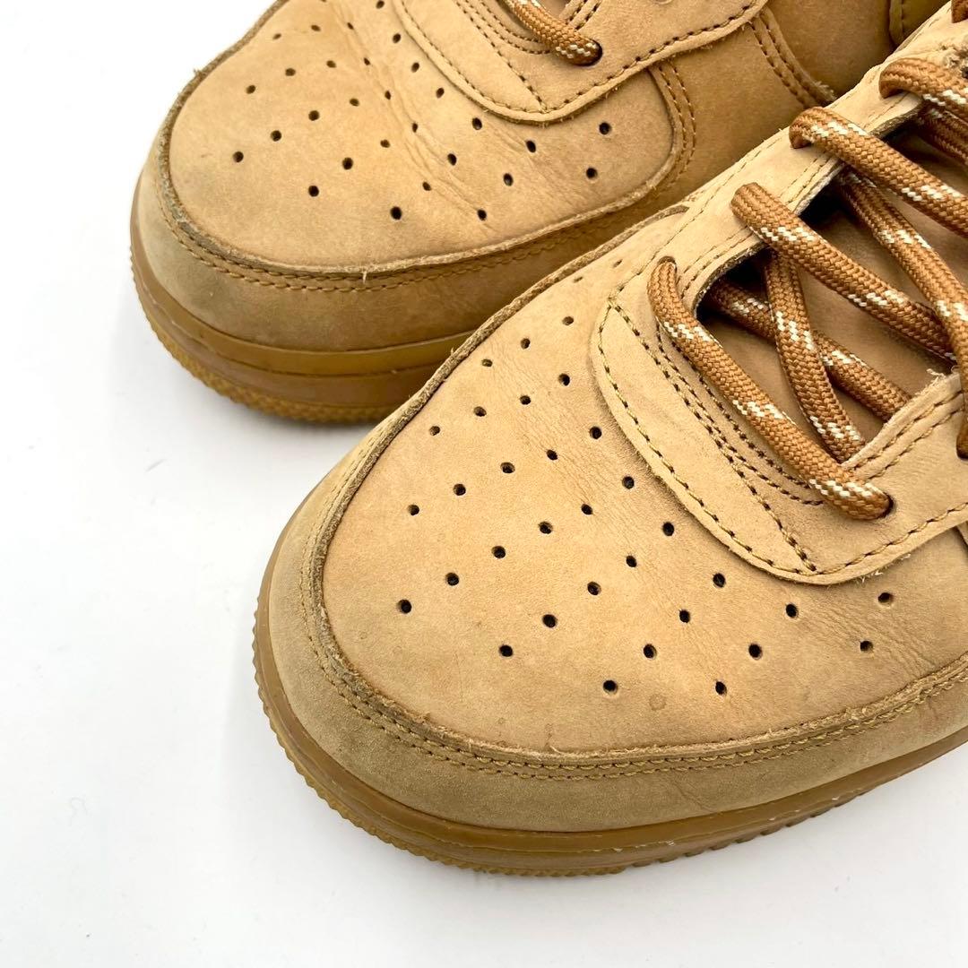 ナイキ スニーカー エアフォース1 ハイ ヌバック ベージュ 28 Y1507