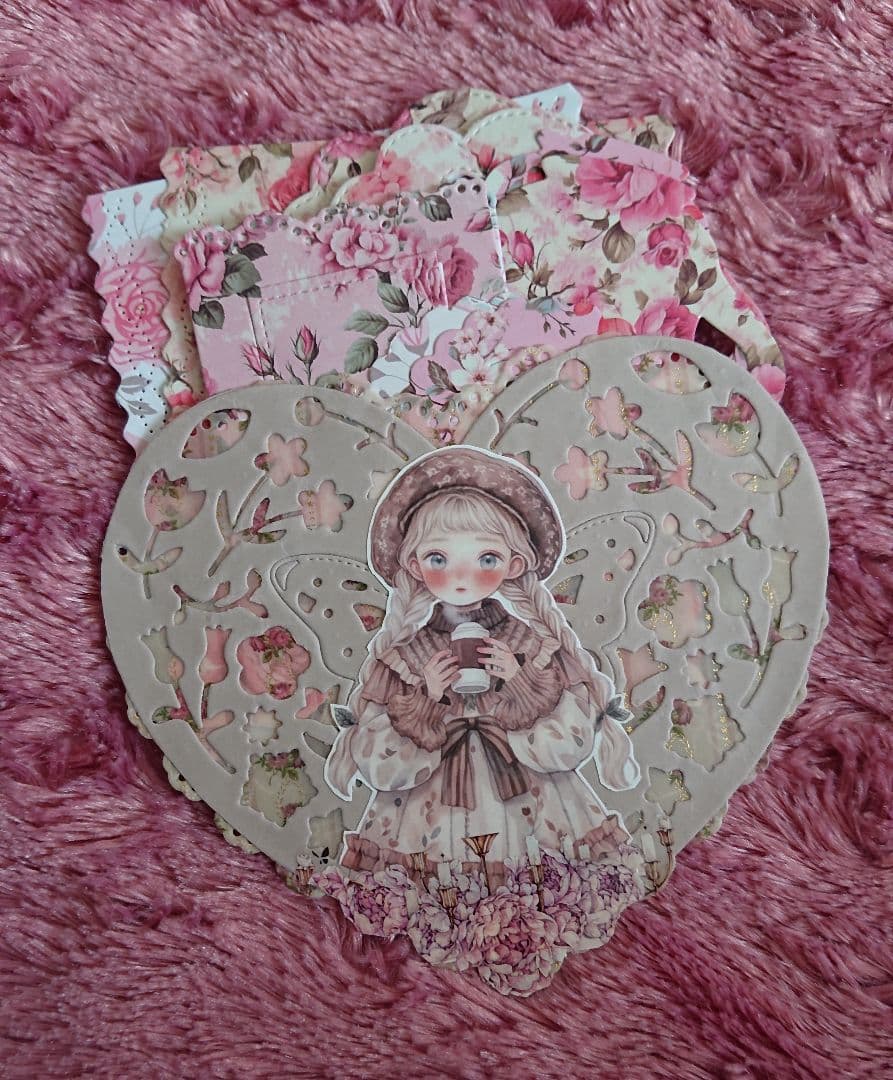 トッパーセット おすそ分けハートポケット 紙ものno.26 カッティングダイ