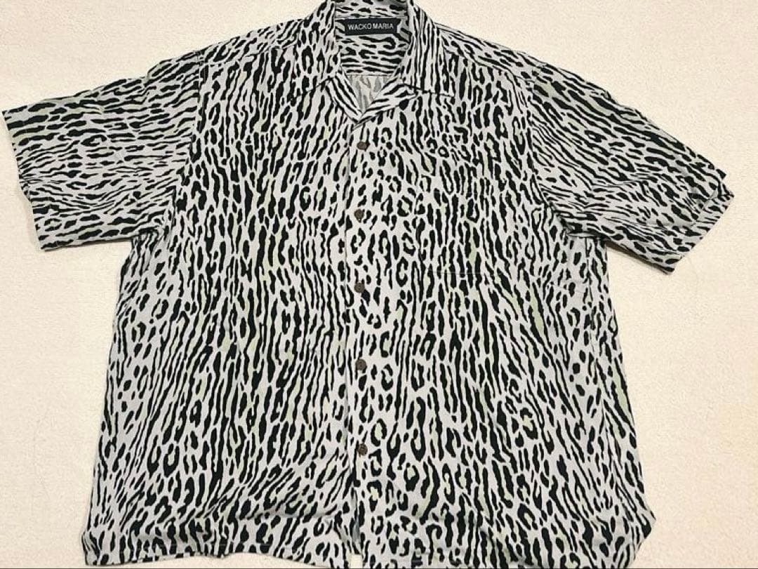 【WACKO MARIA 】LEOPARD HAWAIIAN SHIRT