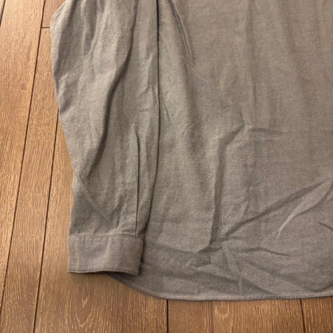 美品　DANTON ダントン　バンドカラーシャツ　長袖シャツ　日本製　定番