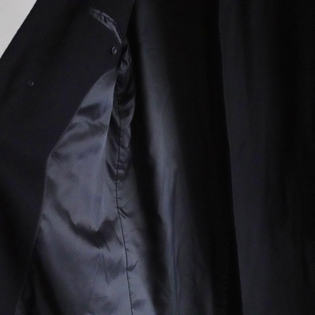 PIERRE BALMAIN ピュアカシミア　バルマカーンコート　ブラック