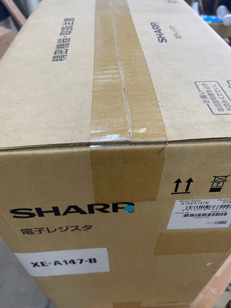 未開封新品 シャープ レジスター XE-A147B ブラック