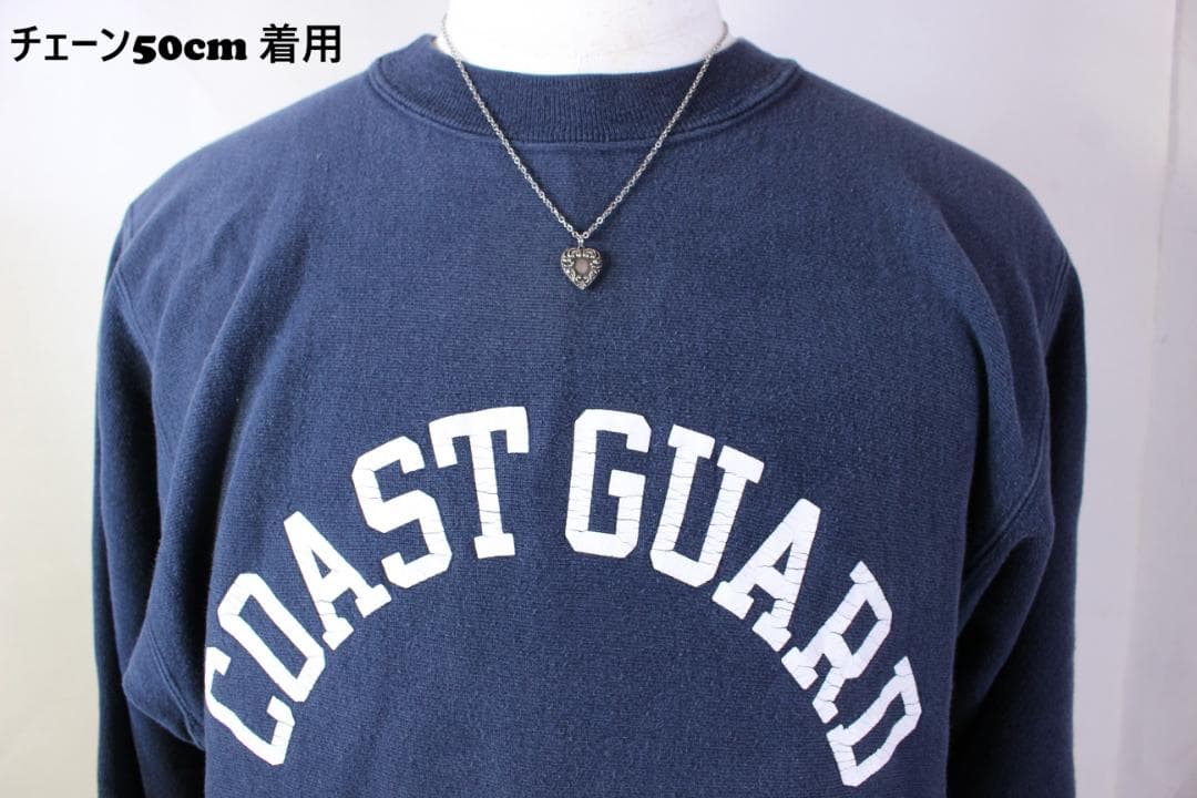 40s　スウィートハートジュエリー　WW2　シルバー　チャーム　渦巻　唐草　波