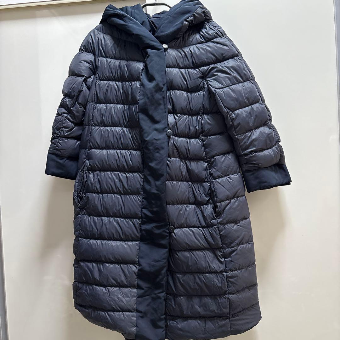 リバーシブルロングダウンコート