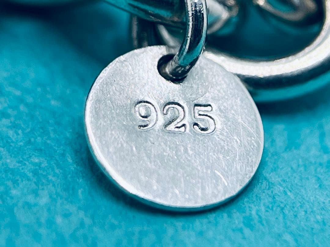 h800 美品　ティファニー　1837 カデナ　ロック　ブレスレット　925