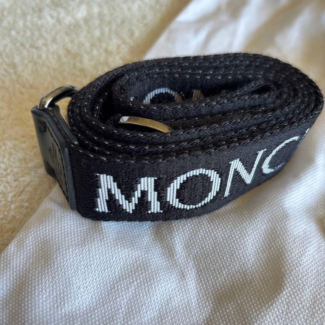 MONCLER ハーネスリードセット 黒　サイズM