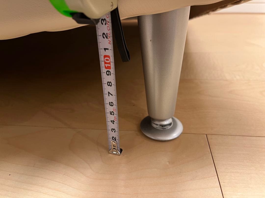 【美品】　大塚家具　ソフトレザー　ソファベッド　たのメル便送料込み　定価10万円