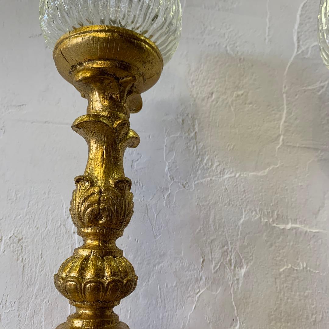 照明　アンティーク　ビンテージ　テーブルランプ　ペア