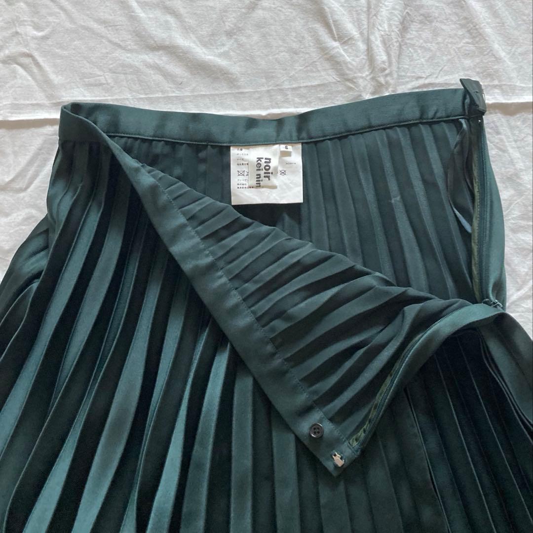 美品　ノアールケイニノミヤ　ロングスカート　プリーツ　レイヤード　AD2019