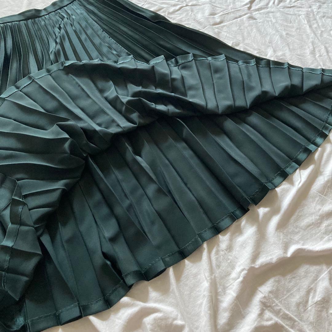 美品　ノアールケイニノミヤ　ロングスカート　プリーツ　レイヤード　AD2019